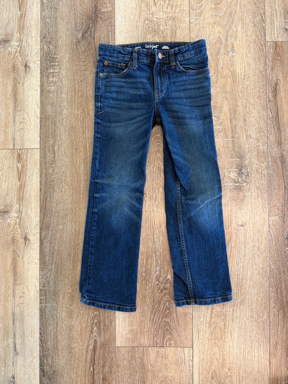 Cat & Jack Indigo Fade Straight Jeans